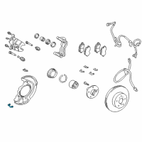 OEM 2005 Toyota Highlander Brake Pads Plate Diagram - 47717-48031