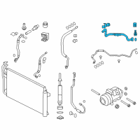 OEM 2011 Lincoln MKX Pressure Tube Diagram - CT4Z-19835-E