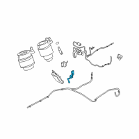 OEM Lincoln Lever Assembly Diagram - 6L1Z-5A967-B