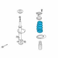 OEM 2011 Nissan Leaf Spring-Front Diagram - 54010-3NA1B