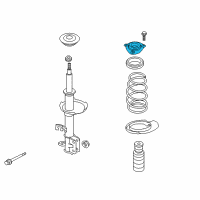 OEM 2015 Nissan Juke Insulator Strut Mounting Diagram - 54321-1KA0B