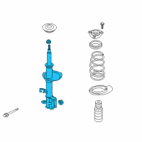 OEM 2011 Nissan Leaf Strut Kit-Front Suspension, LH Diagram - E4303-3NA0C