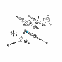 OEM Dodge Sprinter 2500 Seal-Wheel Bearing Diagram - 5103566AA