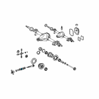 OEM 2004 Dodge Sprinter 2500 Bearing Diagram - 5136772AA