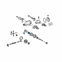 OEM 2008 Dodge Sprinter 2500 Bearing-TAPERED Roller Diagram - 68026069AA