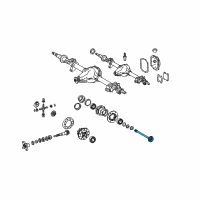 OEM 2006 Dodge Sprinter 2500 Axle Shaft Diagram - 5166553AA