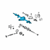 OEM 2004 Dodge Sprinter 3500 Axle-Service Rear Diagram - 5135928AA