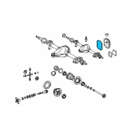 OEM 2003 Dodge Sprinter 3500 Gasket-Differential Cover Diagram - 5103574AA