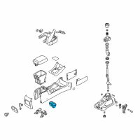 OEM Kia Sorento Cup Holder Assembly Diagram - 846702P210VA