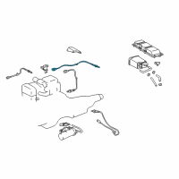 OEM 2001 Lexus IS300 Sensor, Oxygen Diagram - 89465-53110