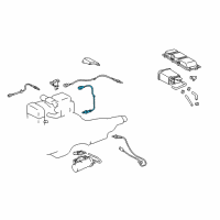 OEM 2001 Lexus IS300 Sensor, Oxygen Diagram - 89465-53150