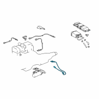 OEM 2002 Lexus IS300 Sensor, Oxygen Diagram - 89465-53190