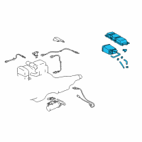 OEM 2005 Lexus IS300 Vapor Canister Diagram - 77740-53011