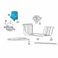 OEM 2016 Jeep Grand Cherokee Bracket-Engine Mount Diagram - 68252524AA