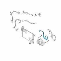 OEM Hyundai Hose-Discharge Diagram - 97762-2H101