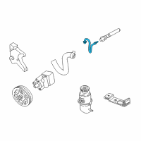 OEM 2004 Chrysler Concorde Tube-Power Steering Pump Diagram - 4782209AB