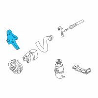 OEM 2002 Chrysler 300M Bracket-Power Steering Pump Diagram - 4792340