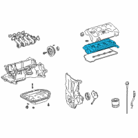 OEM 2001 Toyota Echo Valve Cover Diagram - 11201-21051