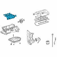 OEM 2000 Toyota Echo Intake Manifold Diagram - 17120-21020