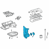 OEM 2006 Scion xA Oil Pump Diagram - 15100-21042