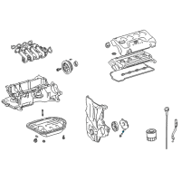 OEM 2004 Toyota Echo Oil Pump Diagram - 15131-21020