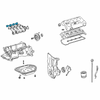 OEM Scion xA Manifold Gasket Diagram - 17177-21030