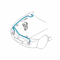 OEM 2007 BMW Z4 Cleaning System Hose Diagram - 61-67-7-037-416