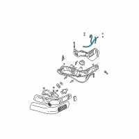 OEM 2004 Cadillac Seville Harness Asm-Fwd Lamp Wiring Diagram - 15374684