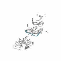 OEM 1998 Cadillac Seville Harness Diagram - 12165457