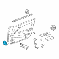 OEM 1998 Toyota Corolla Switch Assy, Door Control Diagram - 84930-02010
