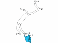 OEM 2020 Toyota Corolla Oil Cooler Diagram - 33493-52010