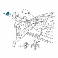 OEM Nissan Sentra Clock Spring Steering Air Bag Wire Diagram - 25554-9B925