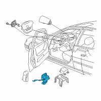 OEM Nissan Altima Sensor-Side AIRBAG, LH Diagram - 98831-1Z325