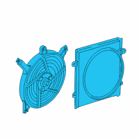 OEM 2010 Ford Ranger Fan Assembly Diagram - 5L5Z-8C607-A