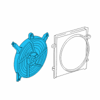 OEM Ford Ranger Fan & Motor Diagram - 5L5Z-8L605-AA