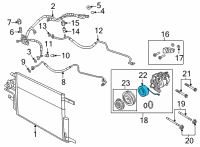 OEM Ram 1500 Coil-Air Conditioning Clutch Diagram - 68462293AA