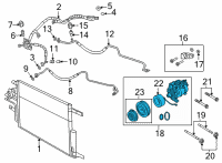 OEM 2015 Ram 1500 Air Conditioning Diagram - 68202995AB