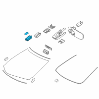 OEM 2018 Lexus RX450h Sensor, Rain & HUMID Diagram - 89941-47010