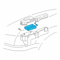 OEM Lexus ES300 Block Assembly, Engine Room Diagram - 82720-06020