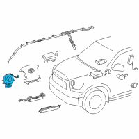 OEM 2019 Toyota Sienna Clock Spring Diagram - 84307-0C030