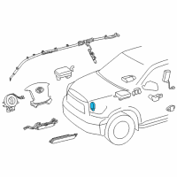 OEM 2018 Toyota Sequoia Front Sensor Diagram - 89173-09C70