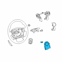 OEM 2013 Lexus ES300h Sensor, STEERIG W/LO Diagram - 8924B-06010