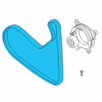 OEM 2019 BMW X2 RIBBED V-BELT Diagram - 11-28-8-638-716