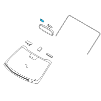 OEM 2017 Kia Forte Cover-Rear View Inside Diagram - 851302G000