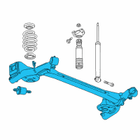 OEM 2019 Chevrolet Sonic Axle Beam Diagram - 95264305