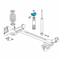 OEM 2020 Chevrolet Sonic Shock Mount Diagram - 96853910