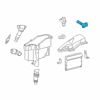 OEM 2018 Lexus RC300 Sensor, Crank Position Diagram - 90919-05098