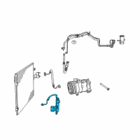 OEM 2018 Dodge Journey DRIER-Receiver Diagram - 68058965AB