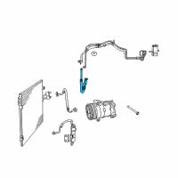 OEM 2011 Dodge Journey Line-A/C Suction Diagram - 5058535AB