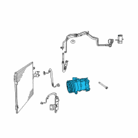 OEM 2009 Dodge Journey COMPRESOR-Air Conditioning Diagram - 55111433AF